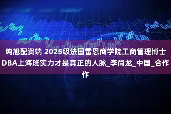 纯旭配资端 2025级法国雷恩商学院工商管理博士DBA上海班实力才是真正的人脉_李尚龙_中国_合作